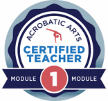 Acrobatic Arts Certified Teacher Module 1 badge