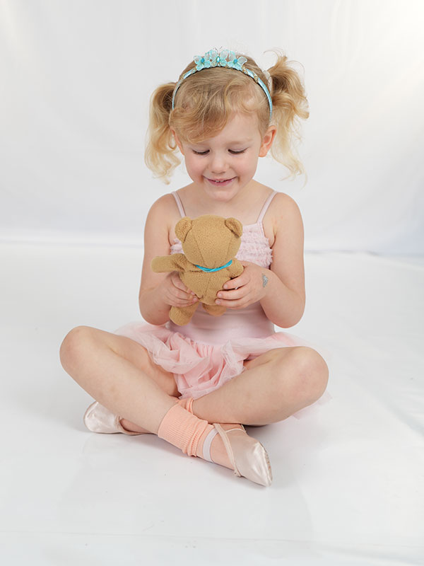 A young dancer enjoying a preschool class